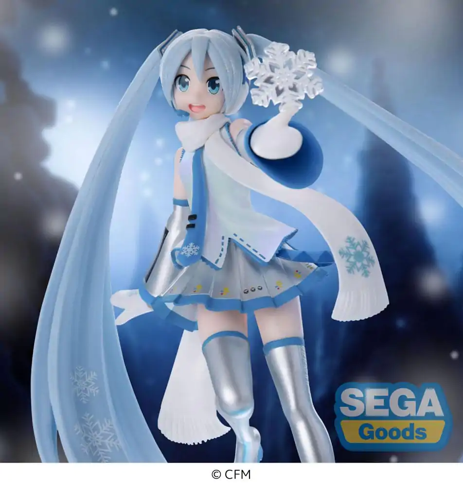 Hatsune Miku Luminasta PVC Statue Snow Miku Sky Town Ver. 22 cm product photo
