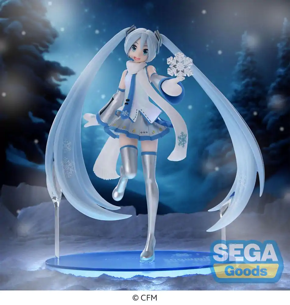 Hatsune Miku Luminasta PVC Statue Snow Miku Sky Town Ver. 22 cm product photo