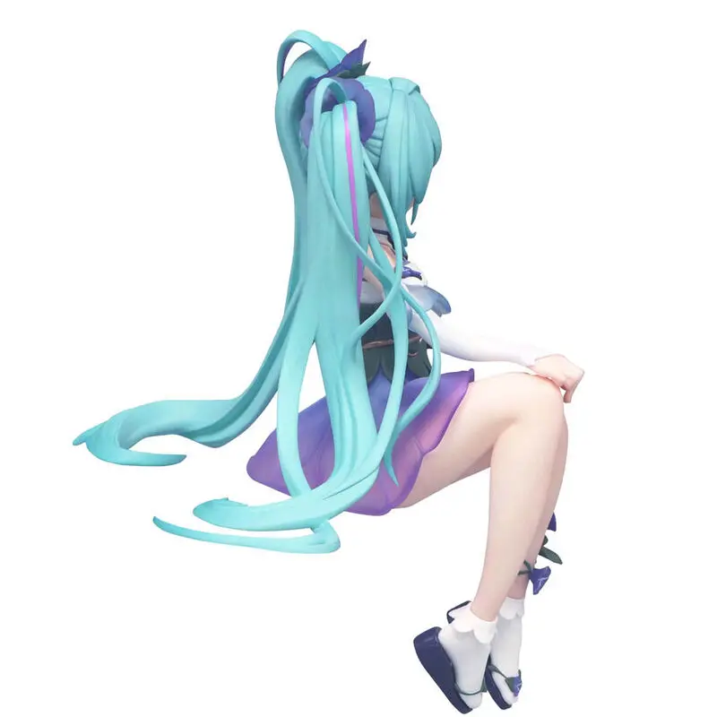 Hatsune Miku Noodle Stopper PVC Statue Miku Flower Fairy Morning Glory 14 cm product photo