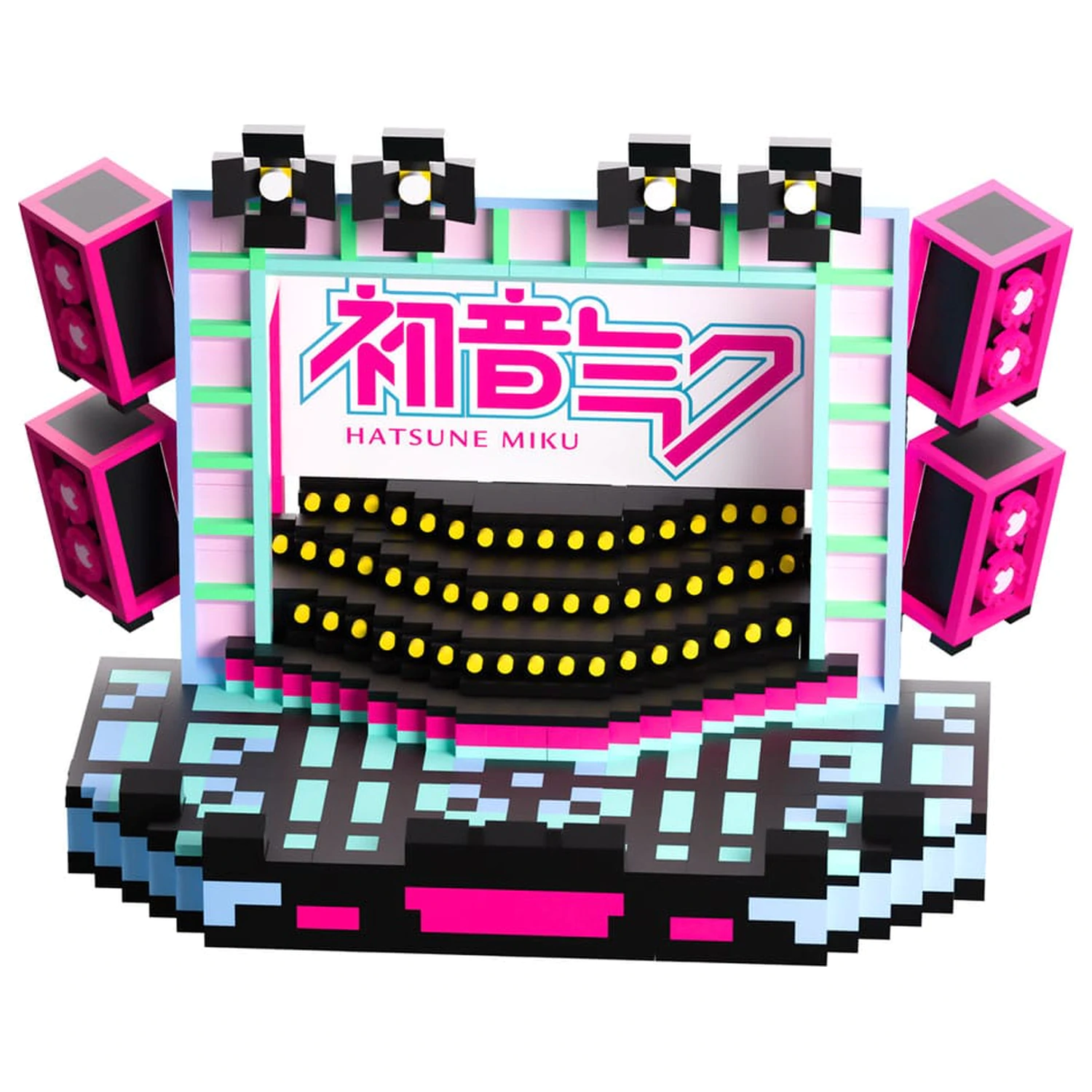 Hatsune Miku brickset Miku's Stage 19 cm         product photo