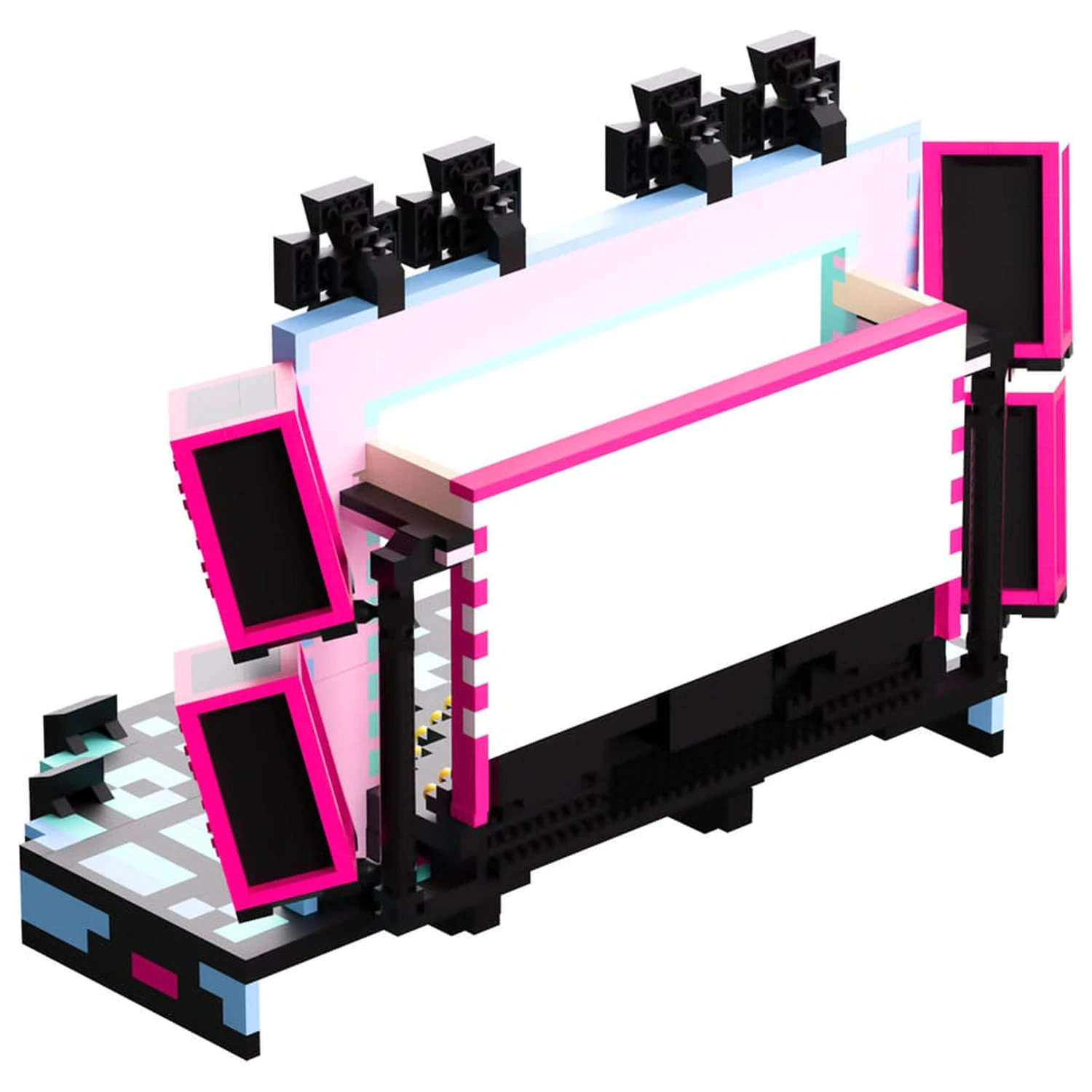 Hatsune Miku brickset Miku's Stage 19 cm         product photo