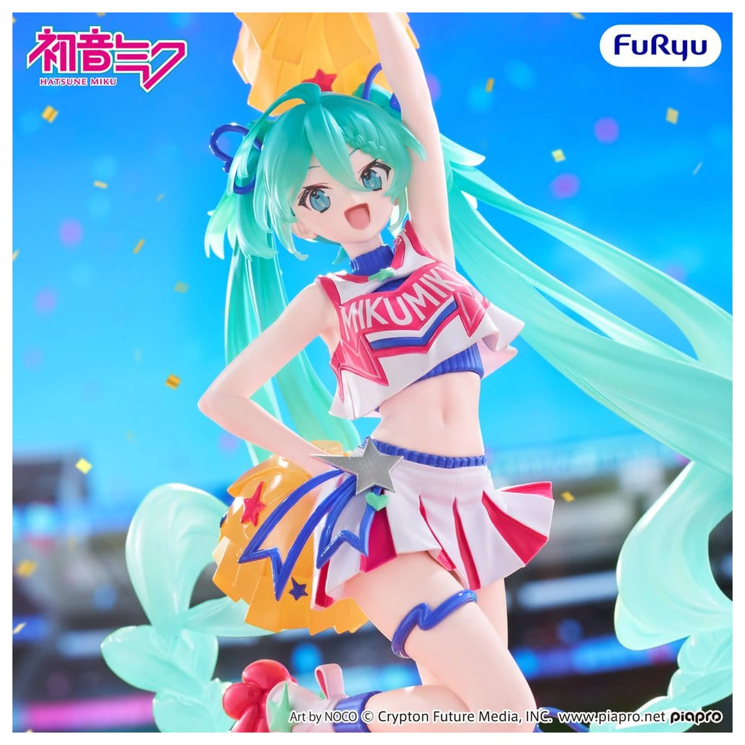 Hatsune Miku Muchute PVC Figure Cheerleader Ver. 22 cm product photo