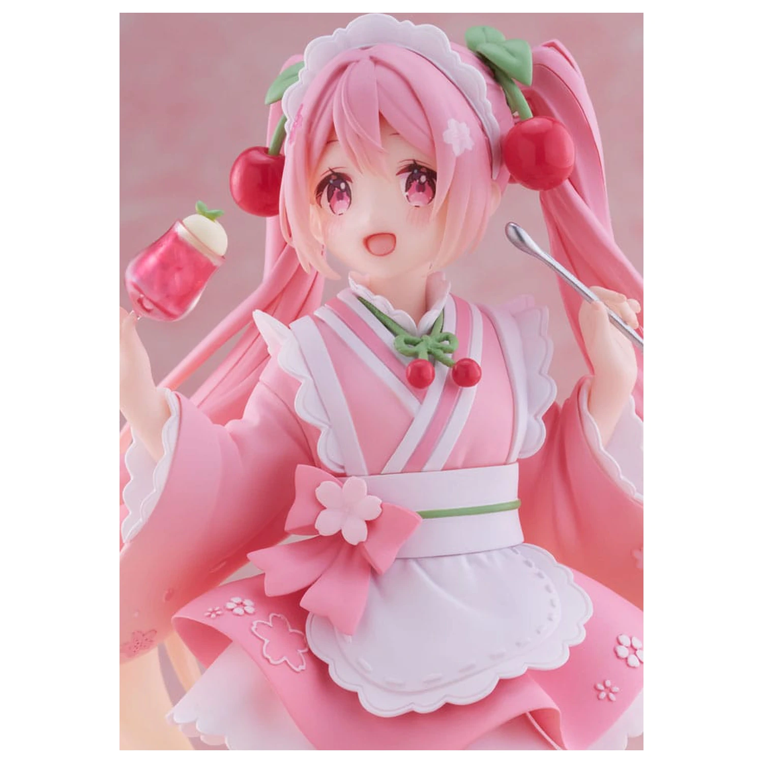Hatsune Miku PVC Statue Newley Written Sakura Miku Japanese Cafe Ver. Reissue 18 cm product photo