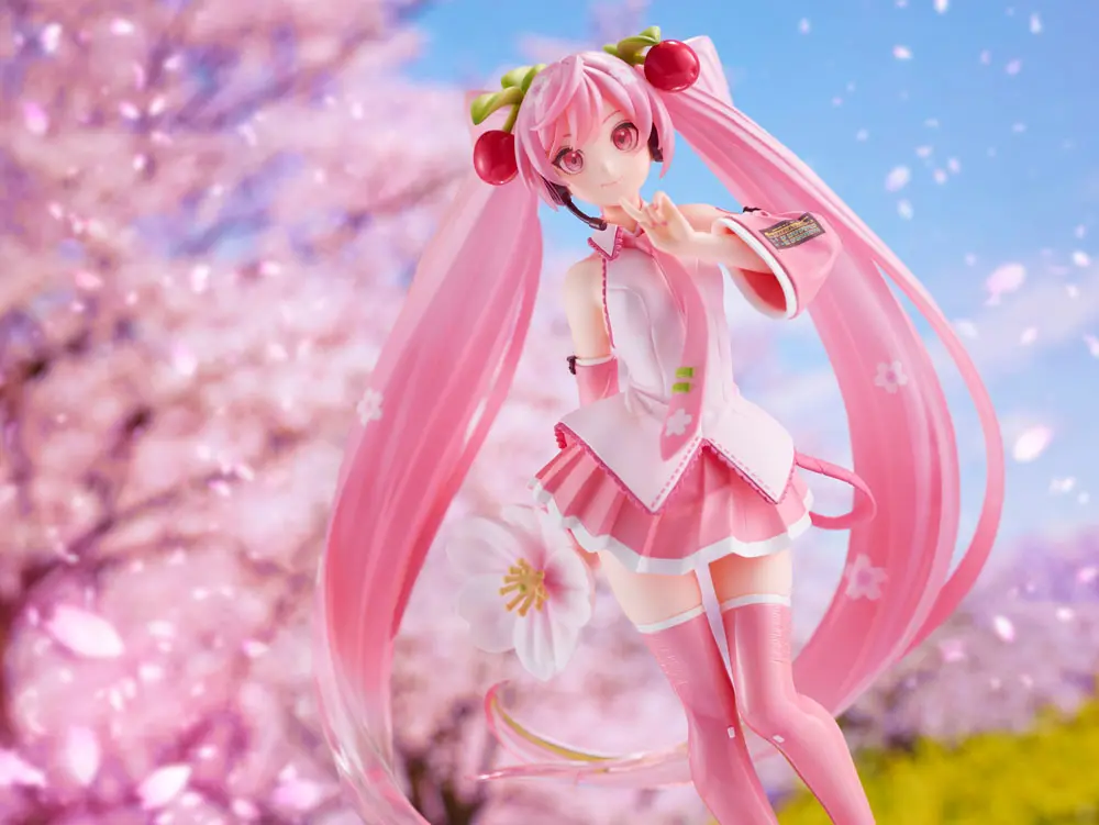 Sakura Miku Figure Newly Drawn 2021 Ver 18 cm product photo