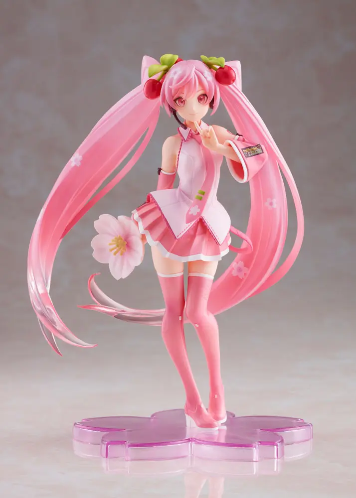 Sakura Miku Figure Newly Drawn 2021 Ver 18 cm product photo