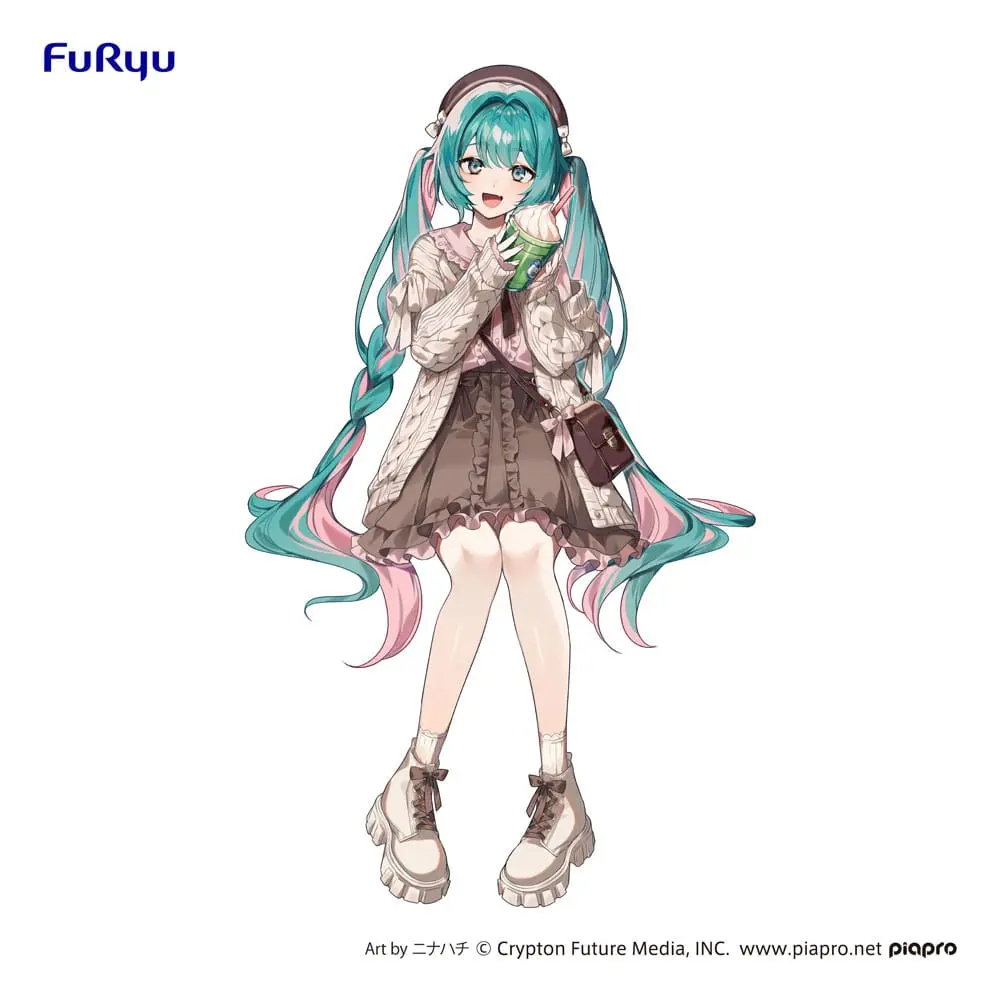 Hatsune Miku Noodle Stopper PVC Statue Autumn Date 16 cm product photo