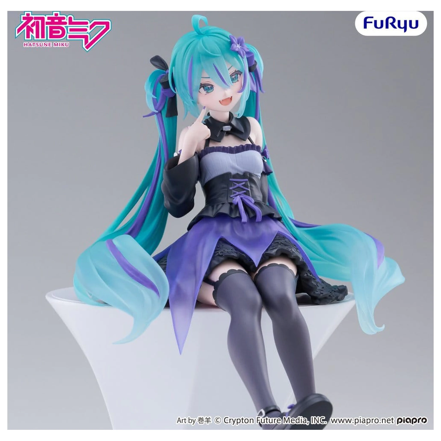 Hatsune Miku Noodle Stopper PVC Figure Flower Fairy Bellflower 14 cm product photo