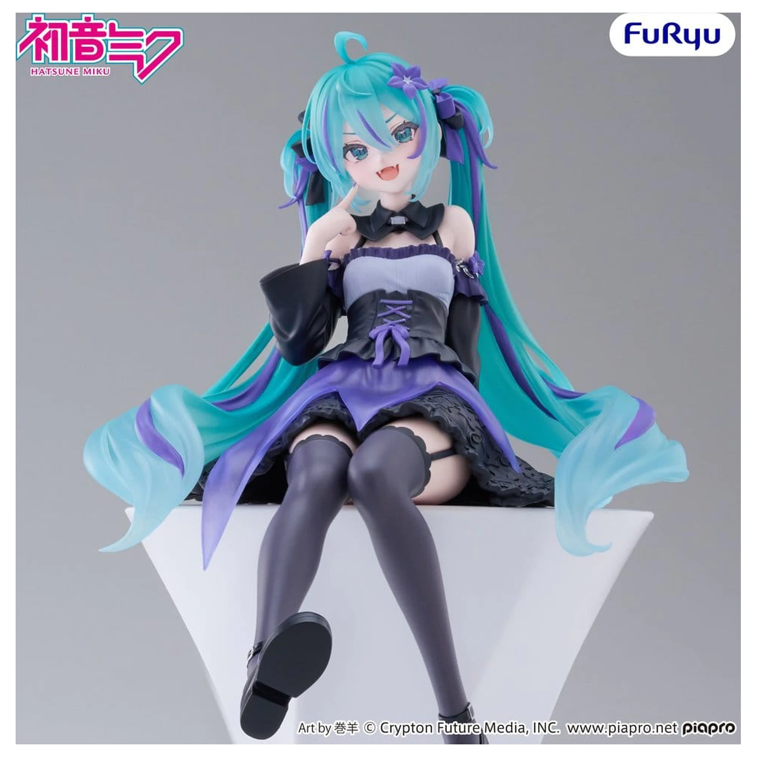 Hatsune Miku Noodle Stopper PVC Figure Flower Fairy Bellflower 14 cm product photo