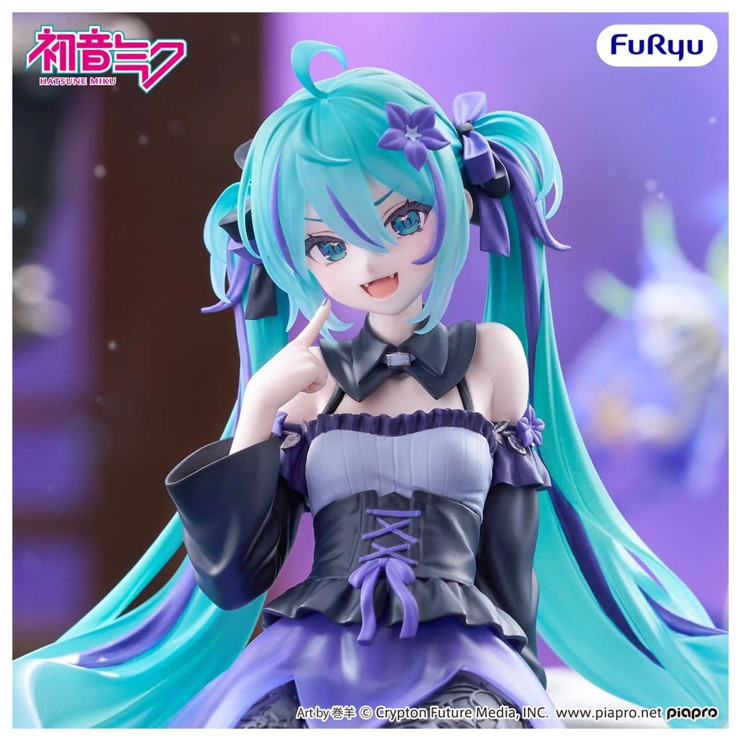 Hatsune Miku Noodle Stopper PVC Figure Flower Fairy Bellflower 14 cm product photo