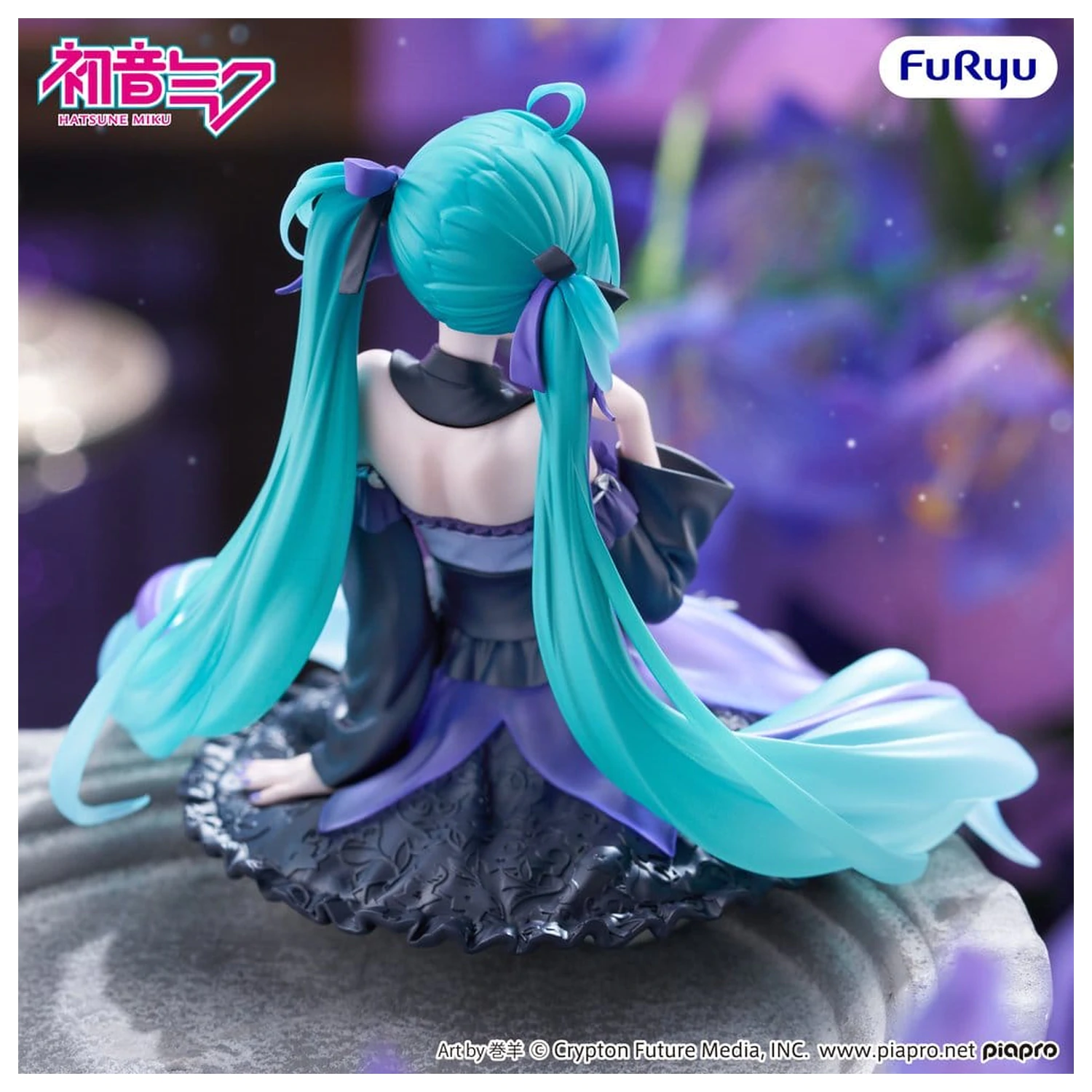 Hatsune Miku Noodle Stopper PVC Figure Flower Fairy Bellflower 14 cm product photo
