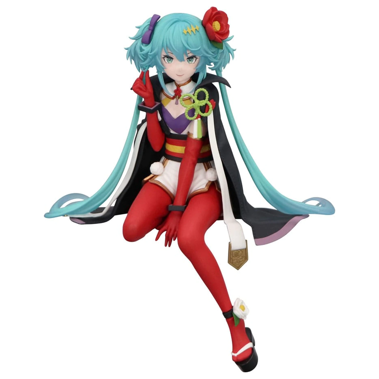 Hatsune Miku Noodle Stopper PVC Statue Flower Fairy Camellia 15 cm  product photo