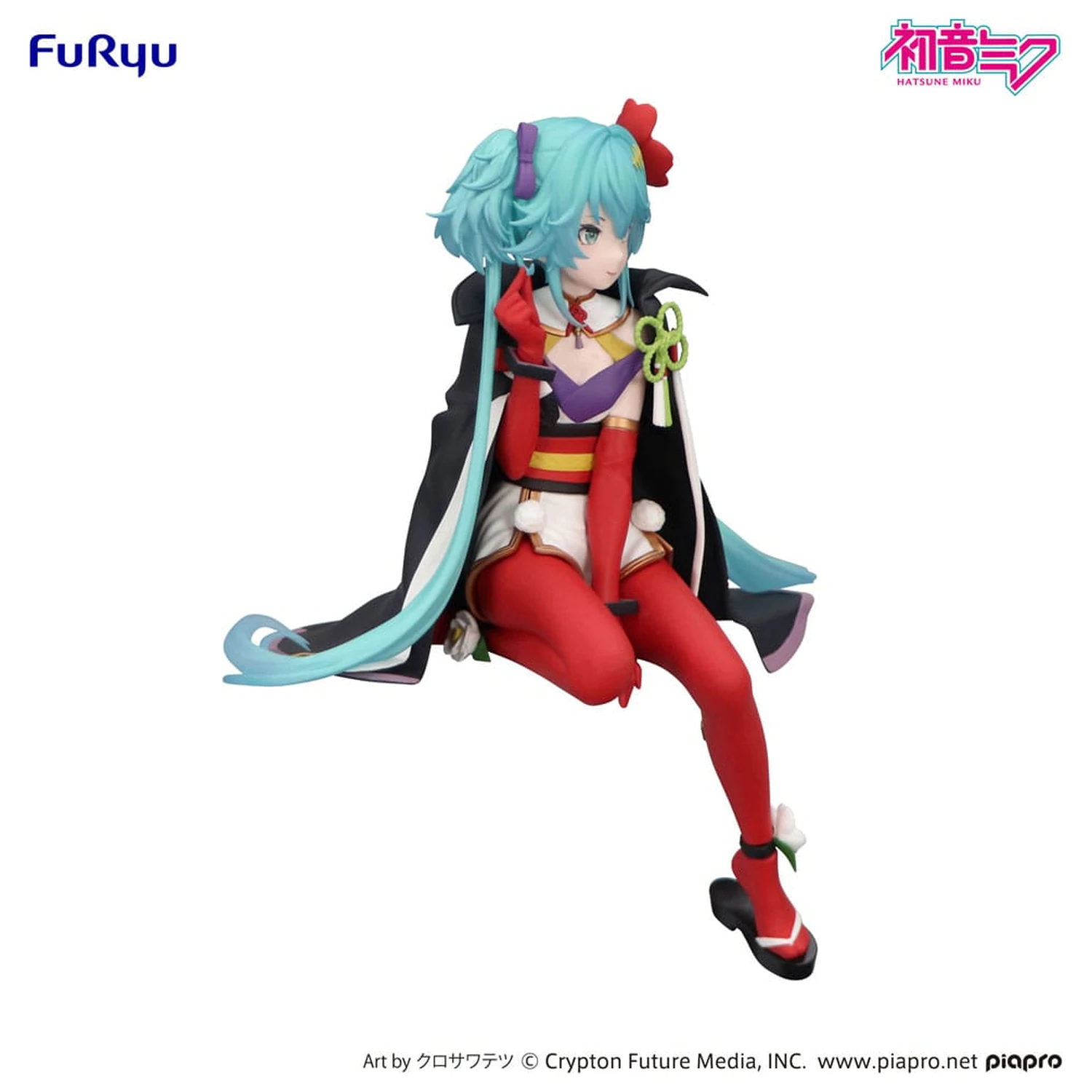 Hatsune Miku Noodle Stopper PVC Statue Flower Fairy Camellia 15 cm  product photo