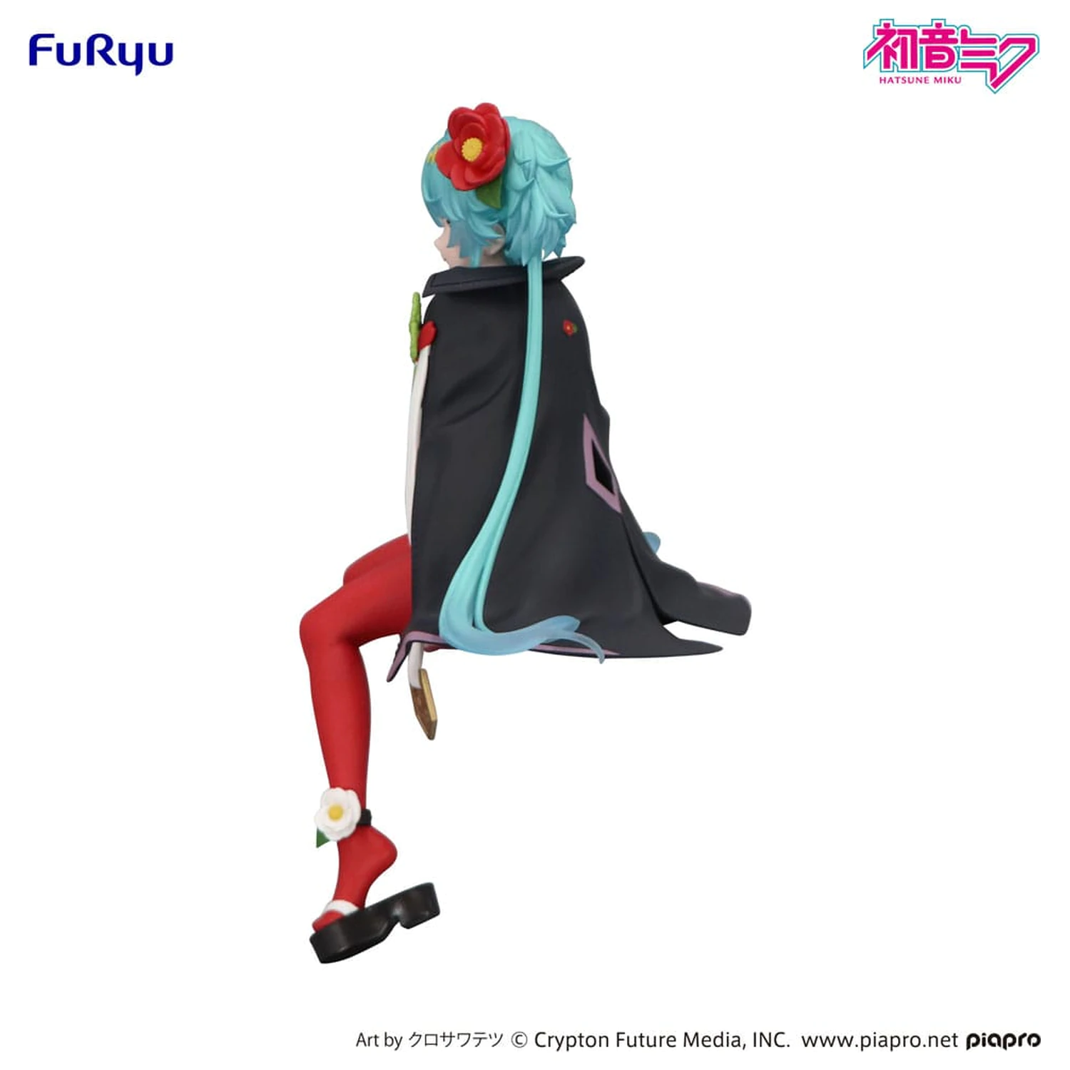 Hatsune Miku Noodle Stopper PVC Statue Flower Fairy Camellia 15 cm  product photo