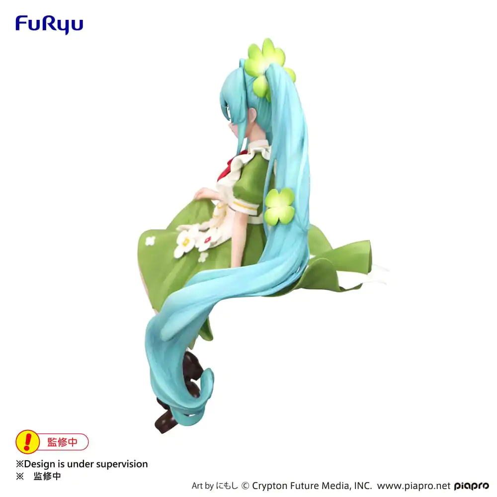 Hatsune Miku Noodle Stopper PVC Statue Flower Fairy Clover 15 cm product photo