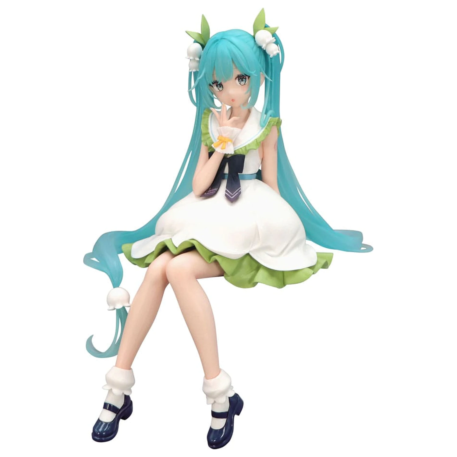 Hatsune Miku Noodle Stopper PVC Statue Flower Fairy Lily of the Valley 14 cm   product photo