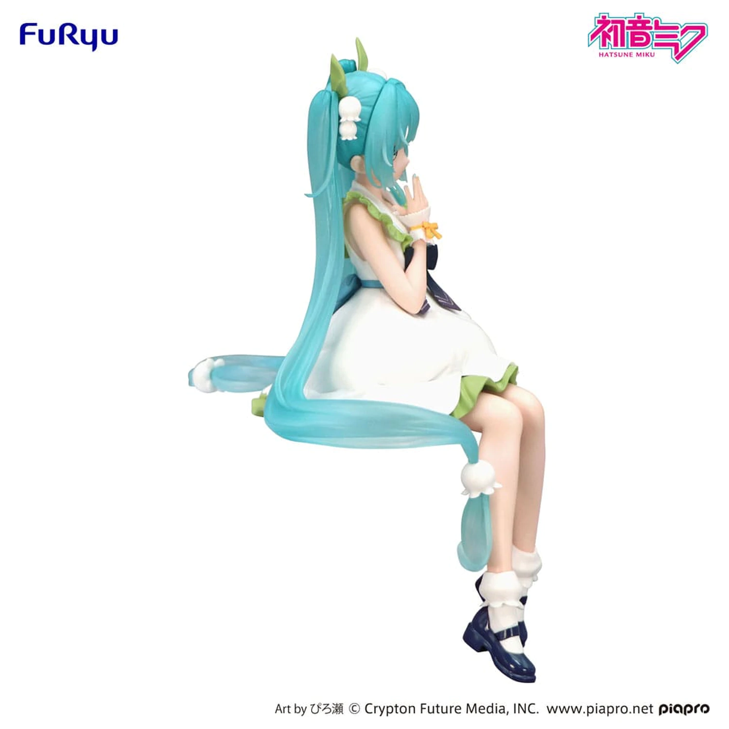 Hatsune Miku Noodle Stopper PVC Statue Flower Fairy Lily of the Valley 14 cm   product photo