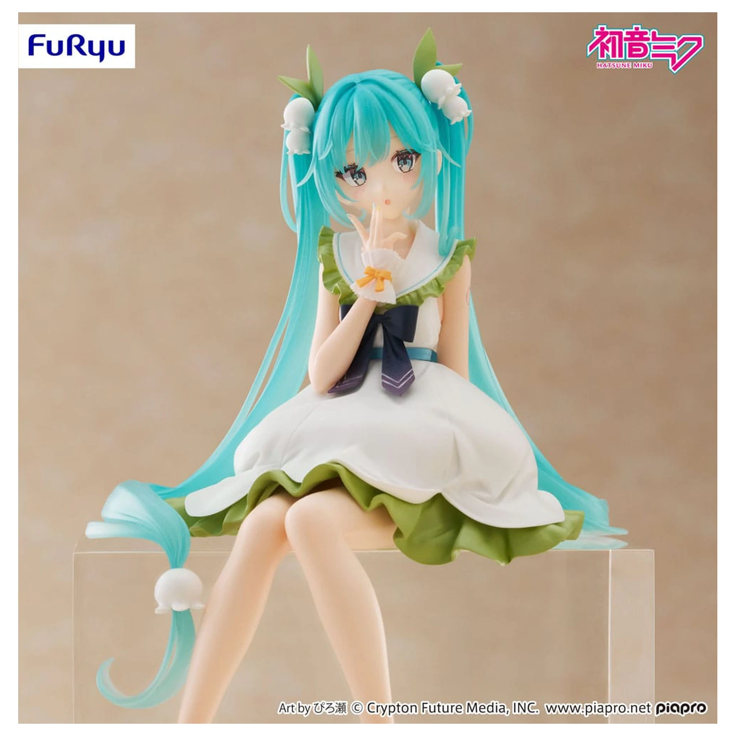 Hatsune Miku Noodle Stopper PVC Statue Flower Fairy Lily of the Valley 14 cm   product photo
