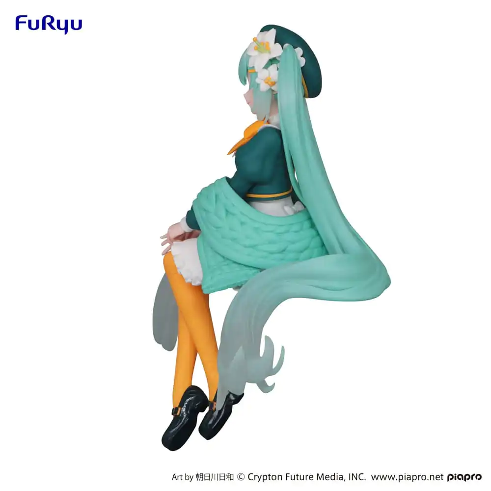 Hatsune Miku Noodle Stopper PVC Statue Flower Fairy Lily 14 cm product photo