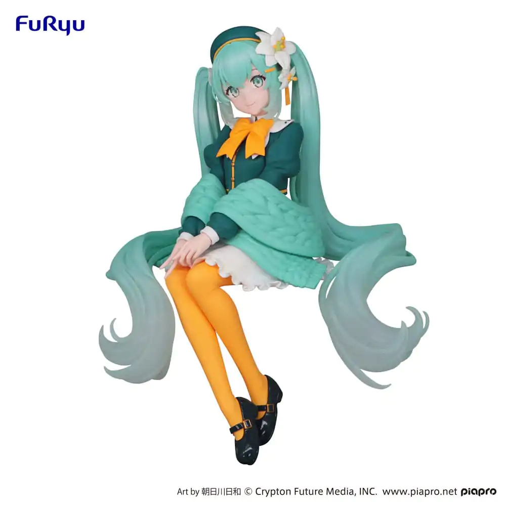 Hatsune Miku Noodle Stopper PVC Statue Flower Fairy Lily 14 cm product photo