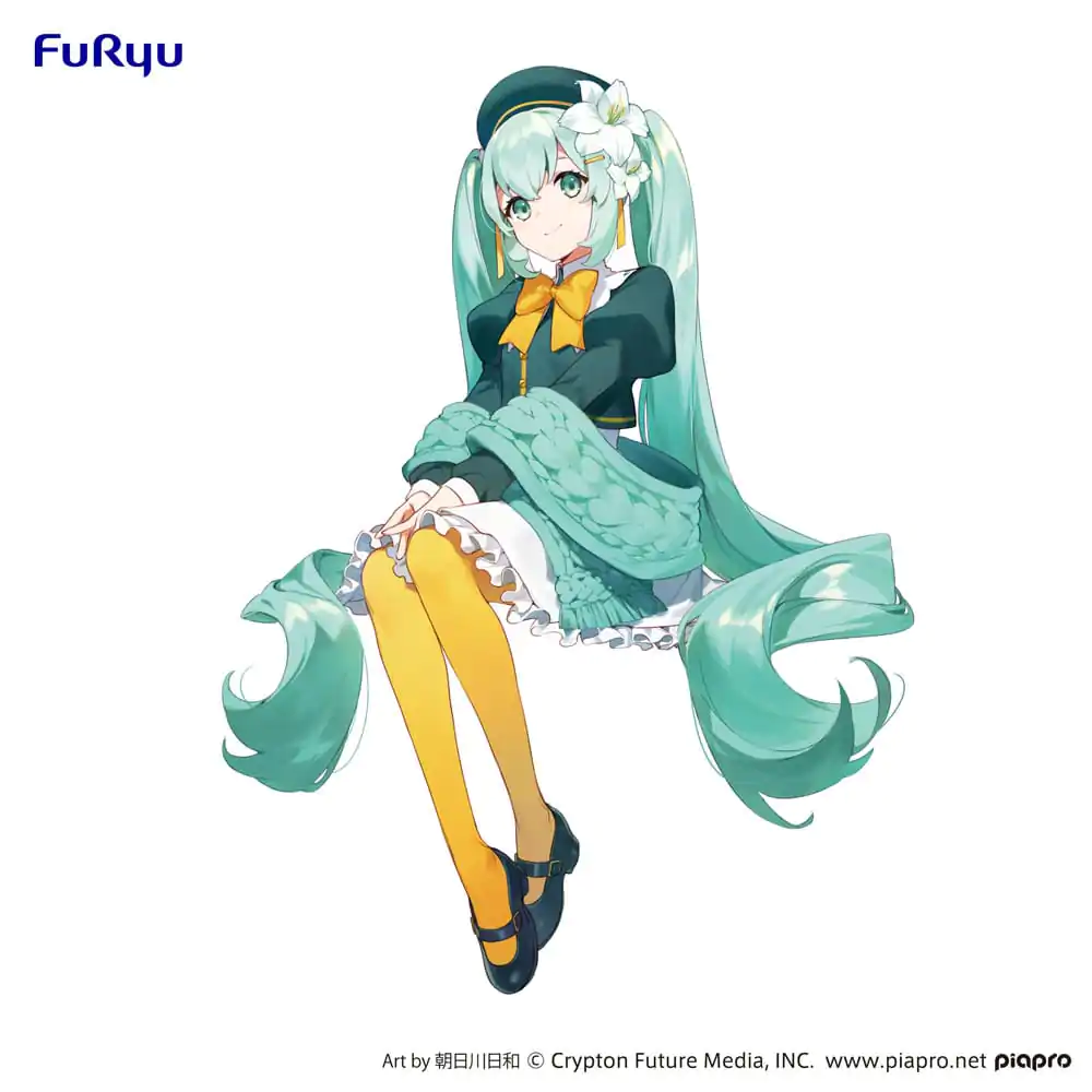 Hatsune Miku Noodle Stopper PVC Statue Flower Fairy Lily 14 cm product photo