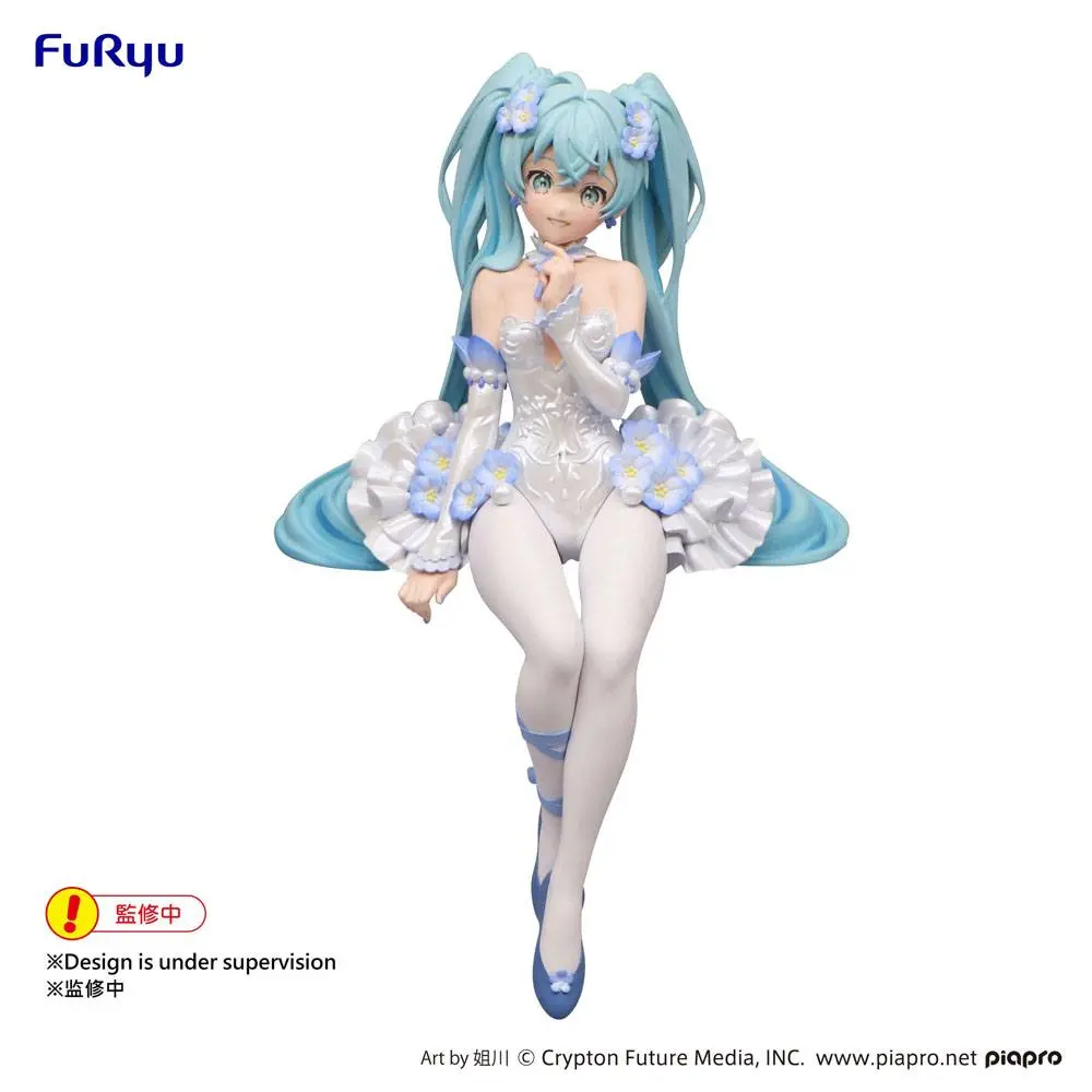 Hatsune Miku Noodle Stopper PVC Statue Hatsune Miku / Flower Fairy Nemophila Ver. 15 cm product photo