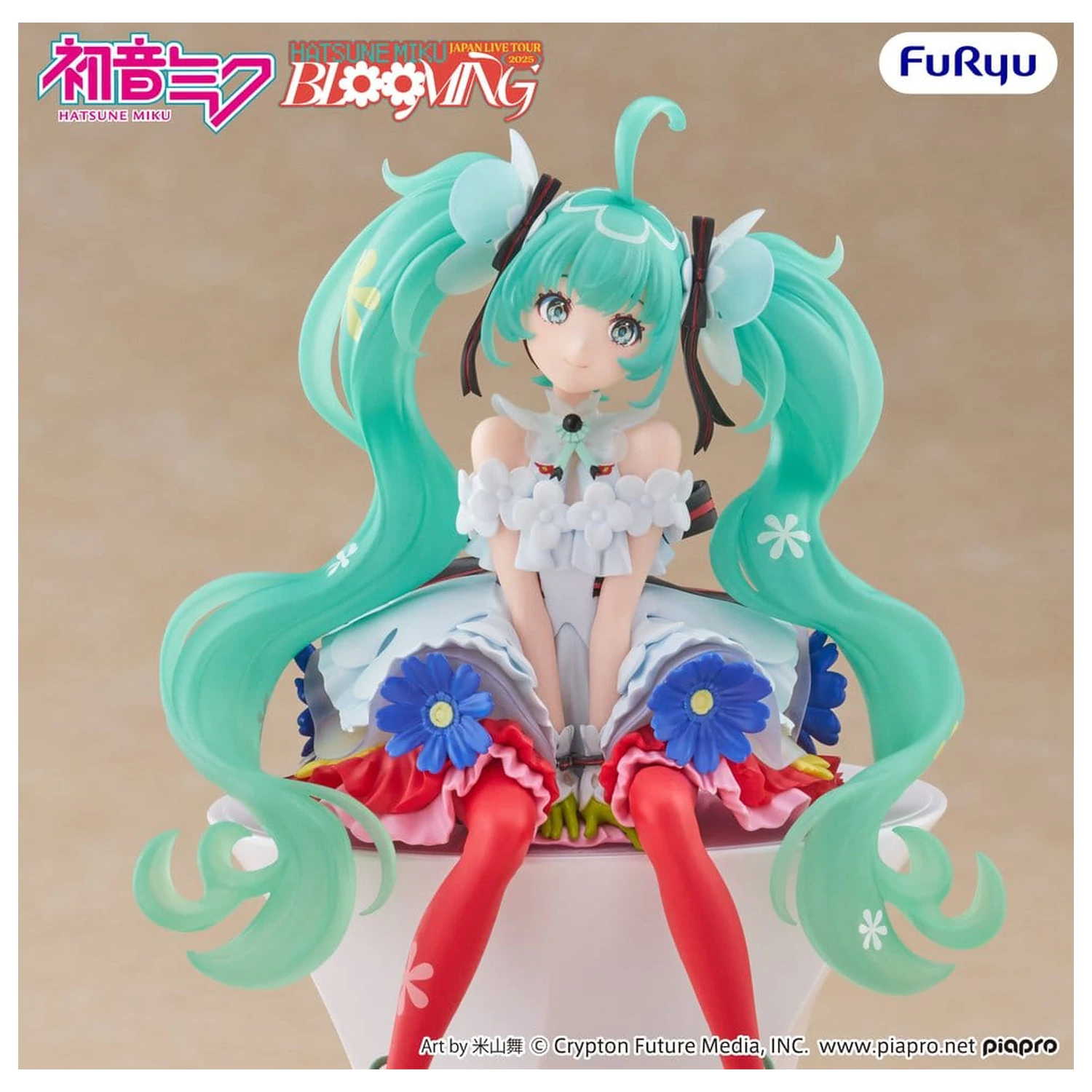 Hatsune Miku Noodle Stopper PVC Statue Hatsune Miku Japan Live Tour 2025 Blooming 14 cm    product photo
