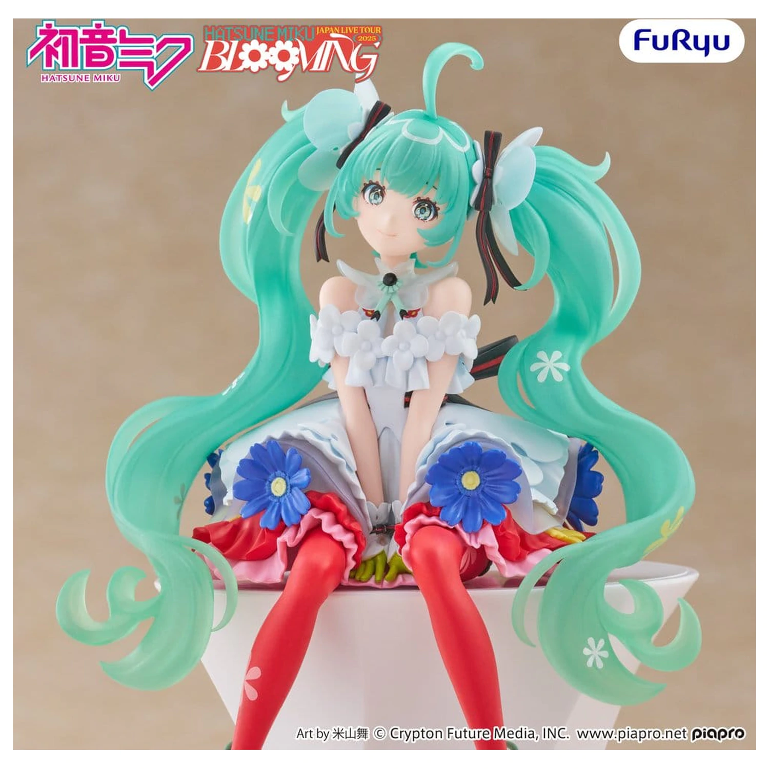 Hatsune Miku Noodle Stopper PVC Statue Hatsune Miku Japan Live Tour 2025 Blooming 14 cm    product photo