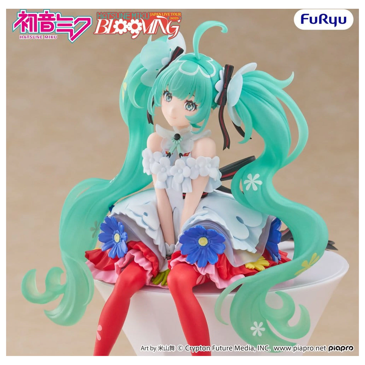 Hatsune Miku Noodle Stopper PVC Statue Hatsune Miku Japan Live Tour 2025 Blooming 14 cm    product photo