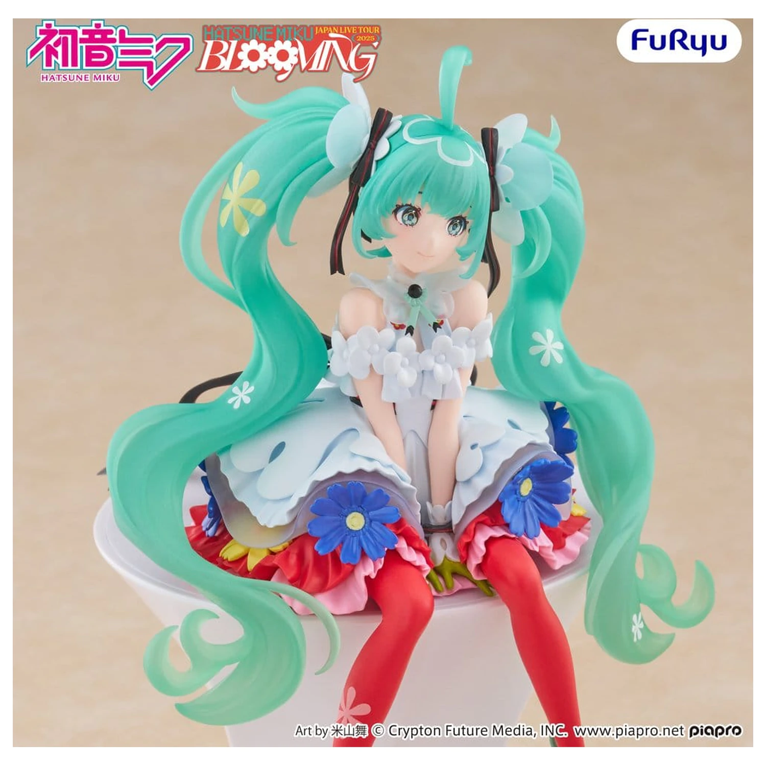 Hatsune Miku Noodle Stopper PVC Statue Hatsune Miku Japan Live Tour 2025 Blooming 14 cm    product photo
