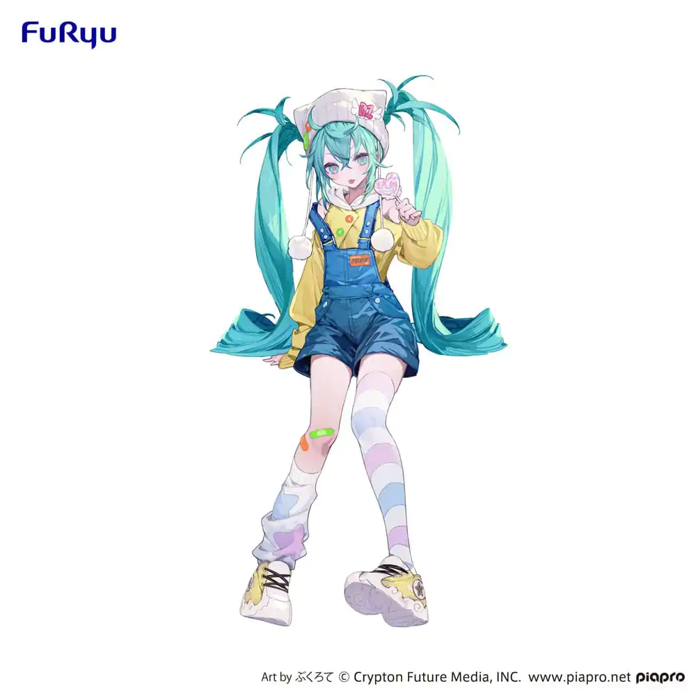 Hatsune Miku Noodle Stopper PVC Statue Hatsune Miku Lollipop 15 cm product photo