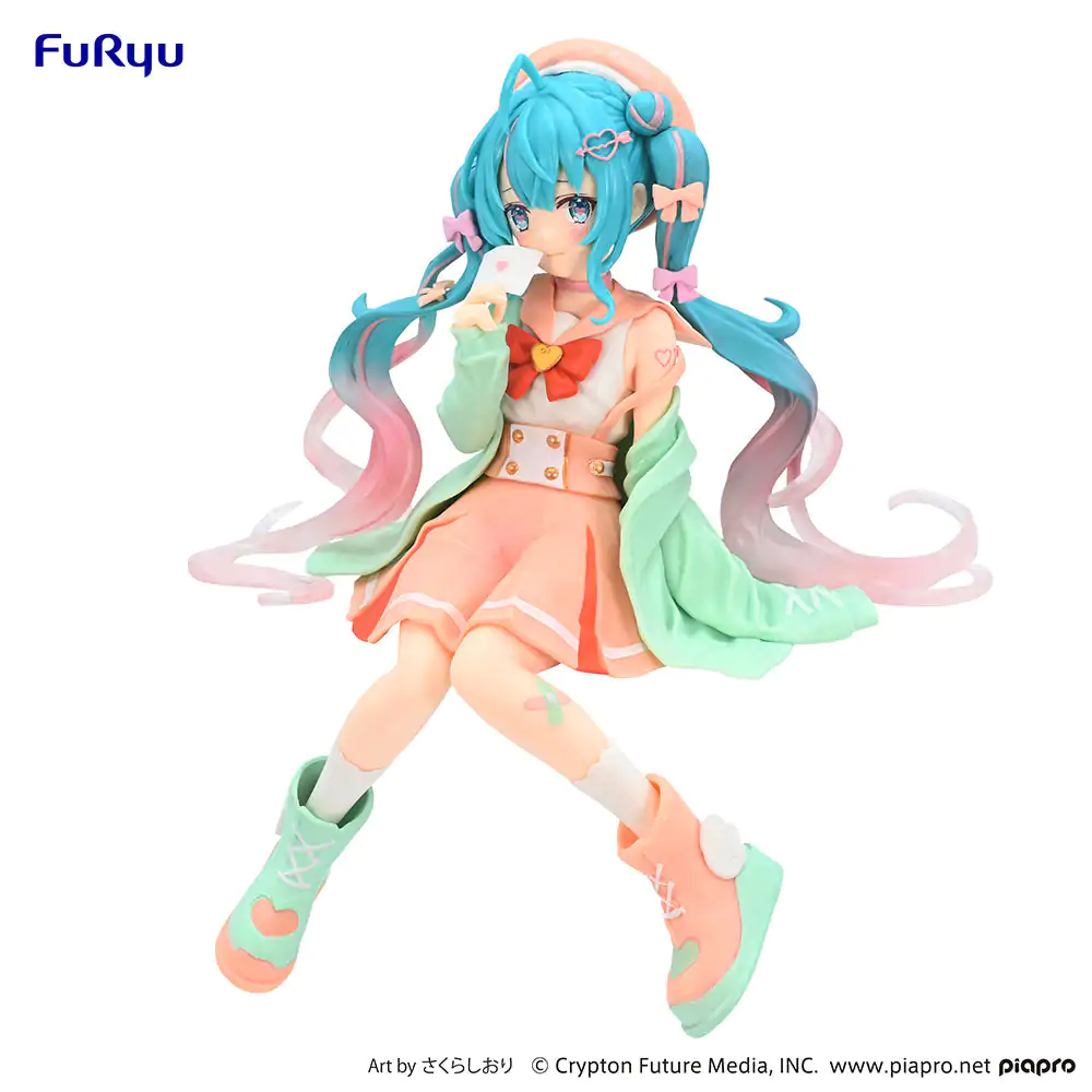 Hatsune Miku Noodle Stopper PVC Statue Hatsune Miku / Love Sailor Citrus Cream Ver. 14 cm product photo