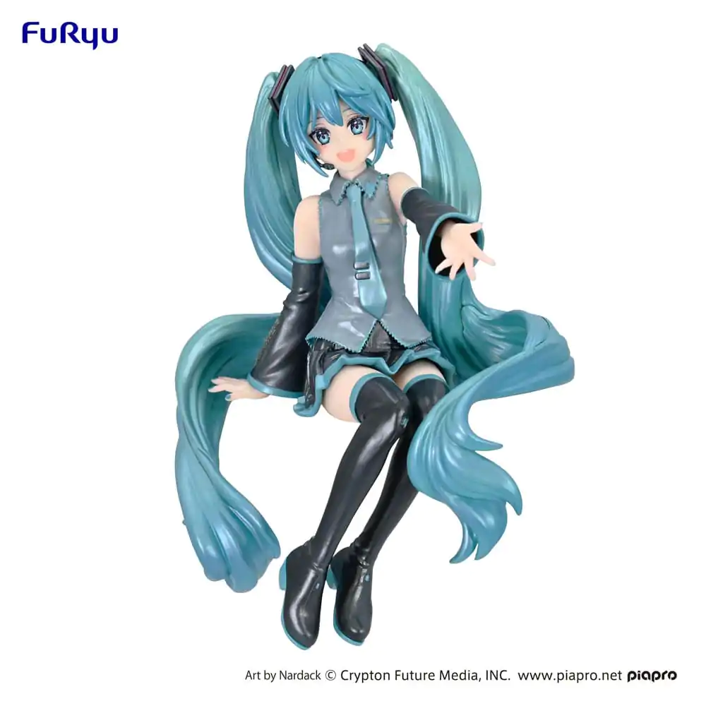 Hatsune Miku Noodle Stopper PVC Statue Hatsune Miku Nardack Pearl Color Ver. 14 cm product photo