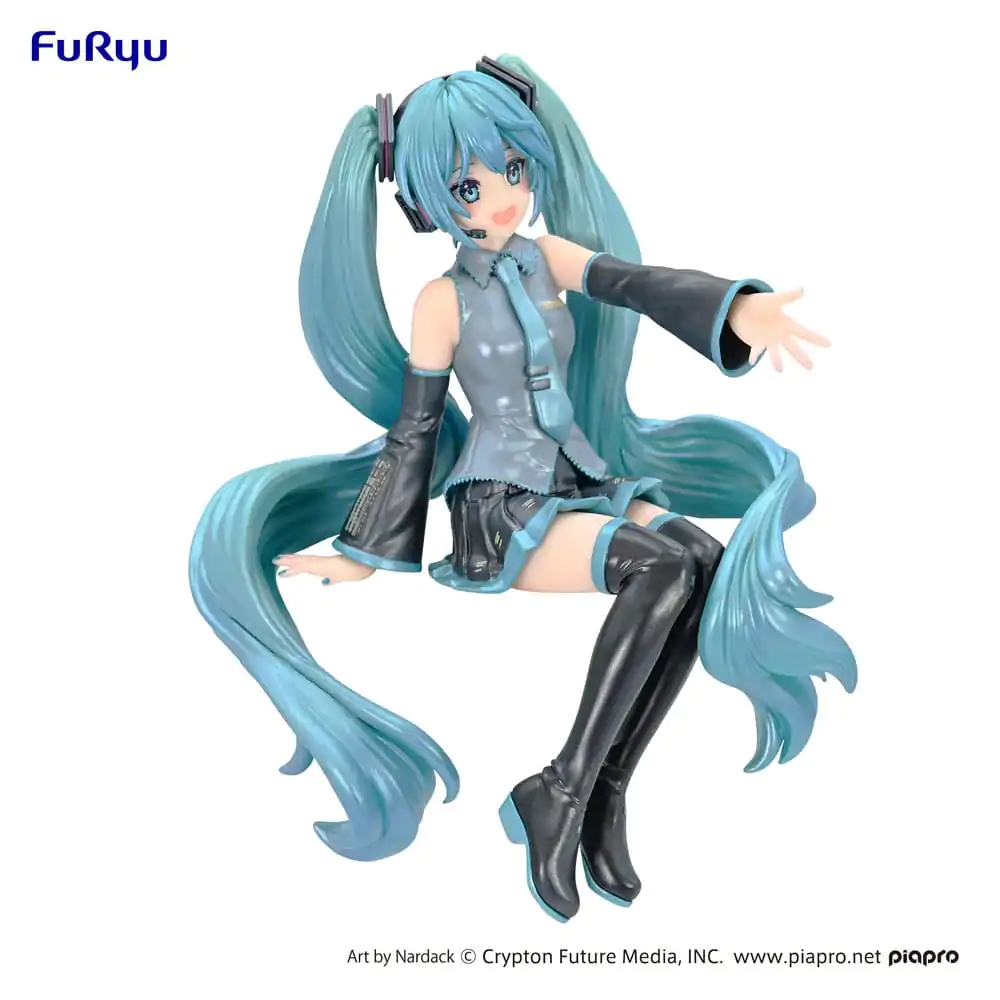 Hatsune Miku Noodle Stopper PVC Statue Hatsune Miku Nardack Pearl Color Ver. 14 cm product photo