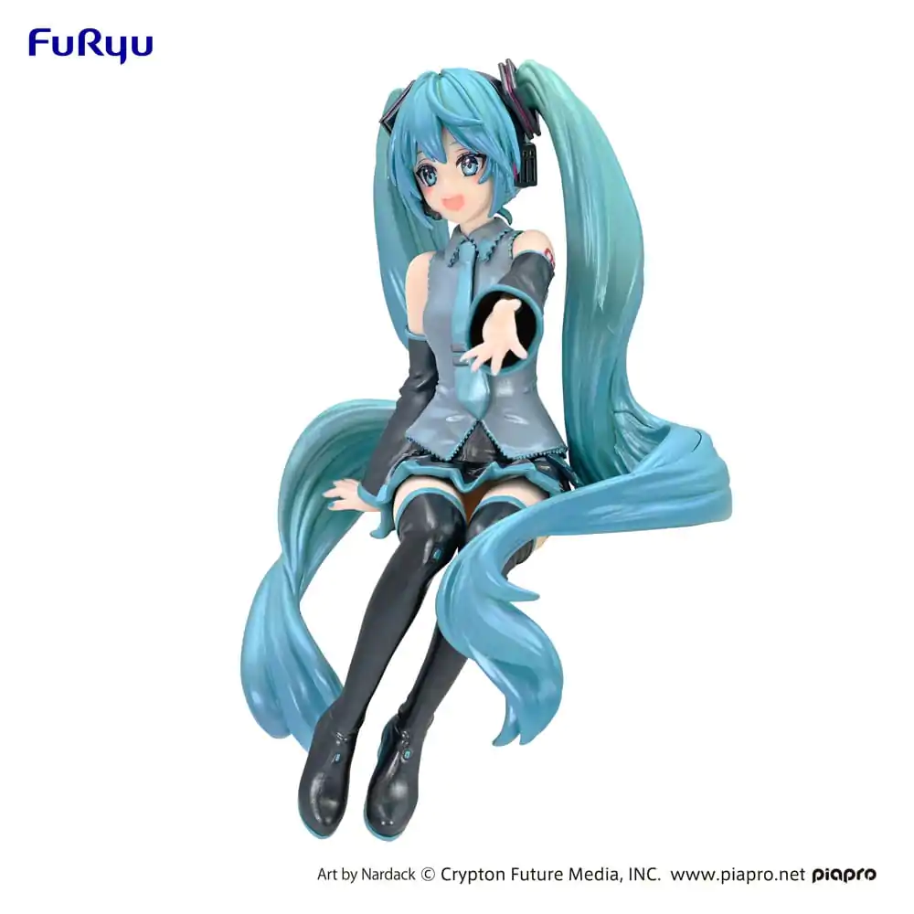 Hatsune Miku Noodle Stopper PVC Statue Hatsune Miku Nardack Pearl Color Ver. 14 cm product photo