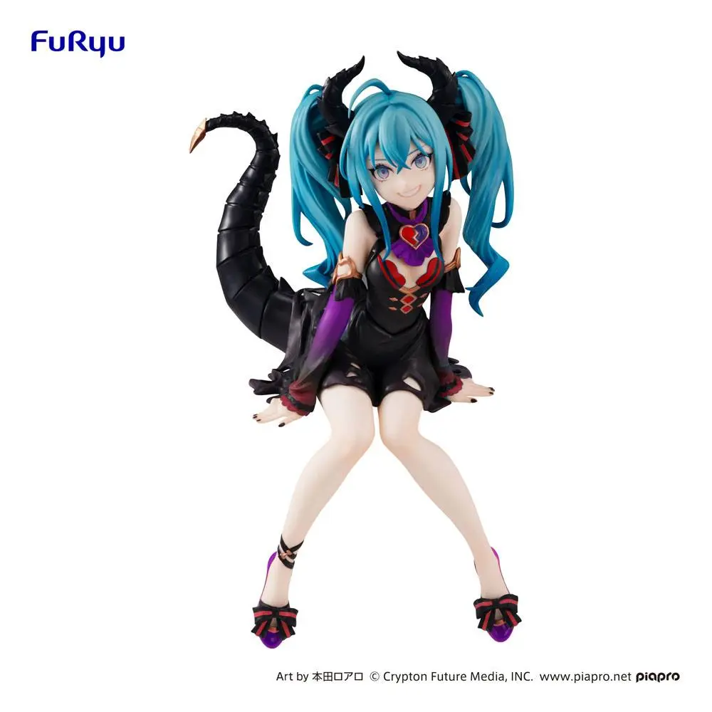 Hatsune Miku Noodle Stopper PVC Statue Hatsune Miku Villain Color Ver. 16 cm product photo