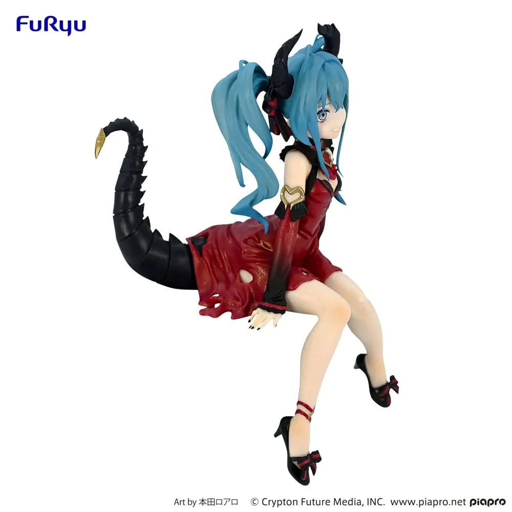 Hatsune Miku Noodle Stopper PVC Statue Hatsune Miku Villain Red Color ver. 16 cm product photo