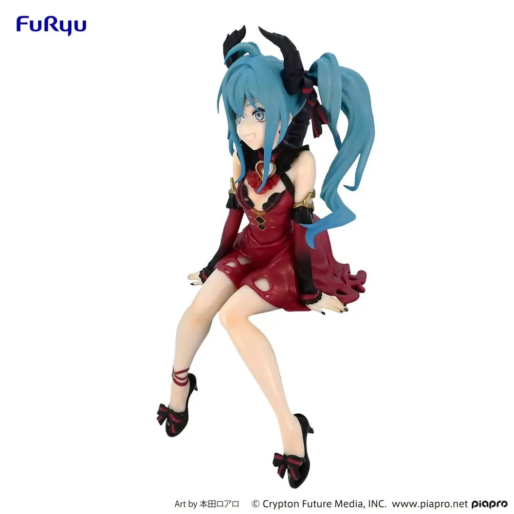 Hatsune Miku Noodle Stopper PVC Statue Hatsune Miku Villain Red Color ver. 16 cm product photo