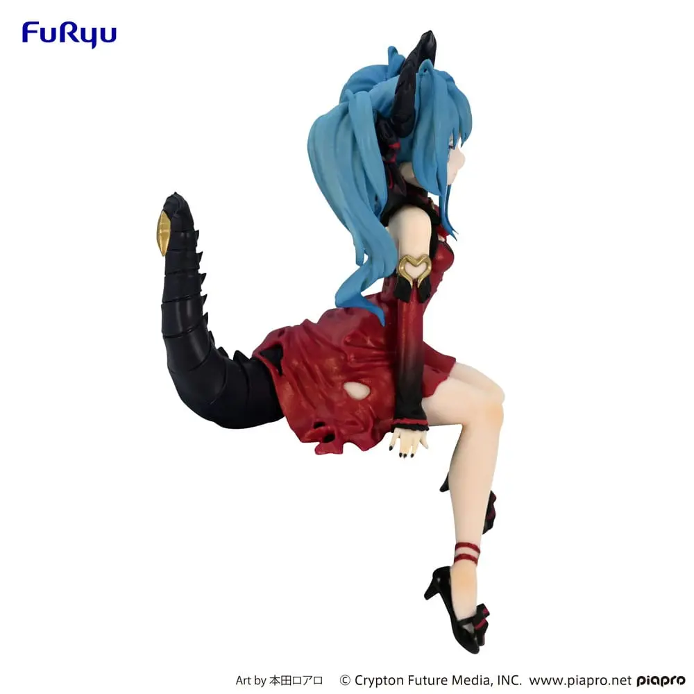 Hatsune Miku Noodle Stopper PVC Statue Hatsune Miku Villain Red Color ver. 16 cm product photo