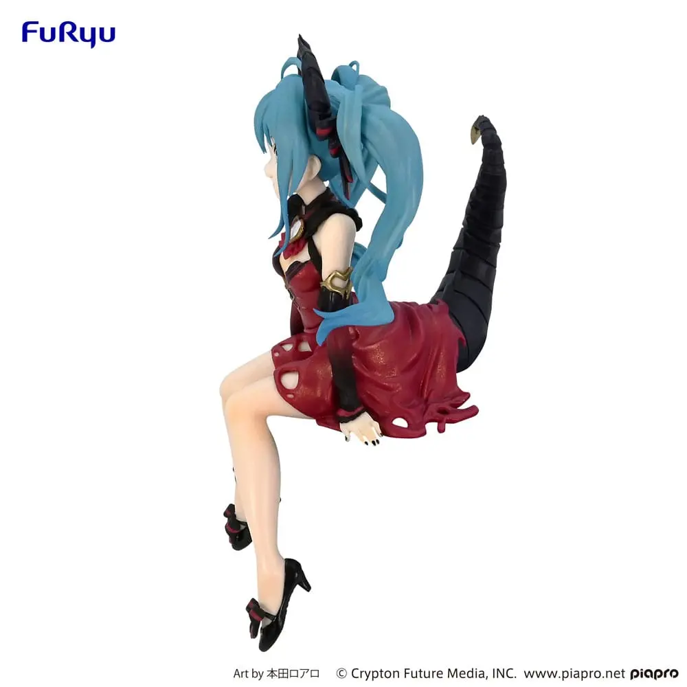 Hatsune Miku Noodle Stopper PVC Statue Hatsune Miku Villain Red Color ver. 16 cm product photo