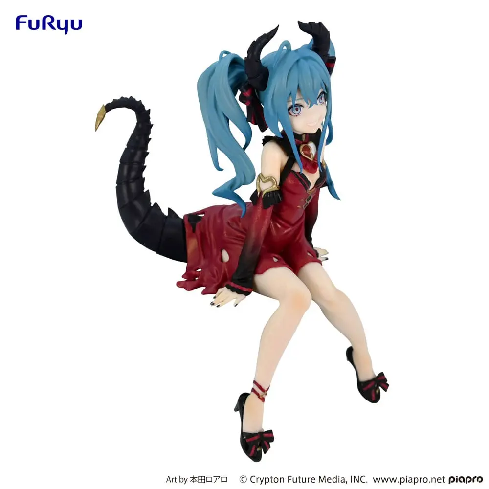 Hatsune Miku Noodle Stopper PVC Statue Hatsune Miku Villain Red Color ver. 16 cm product photo