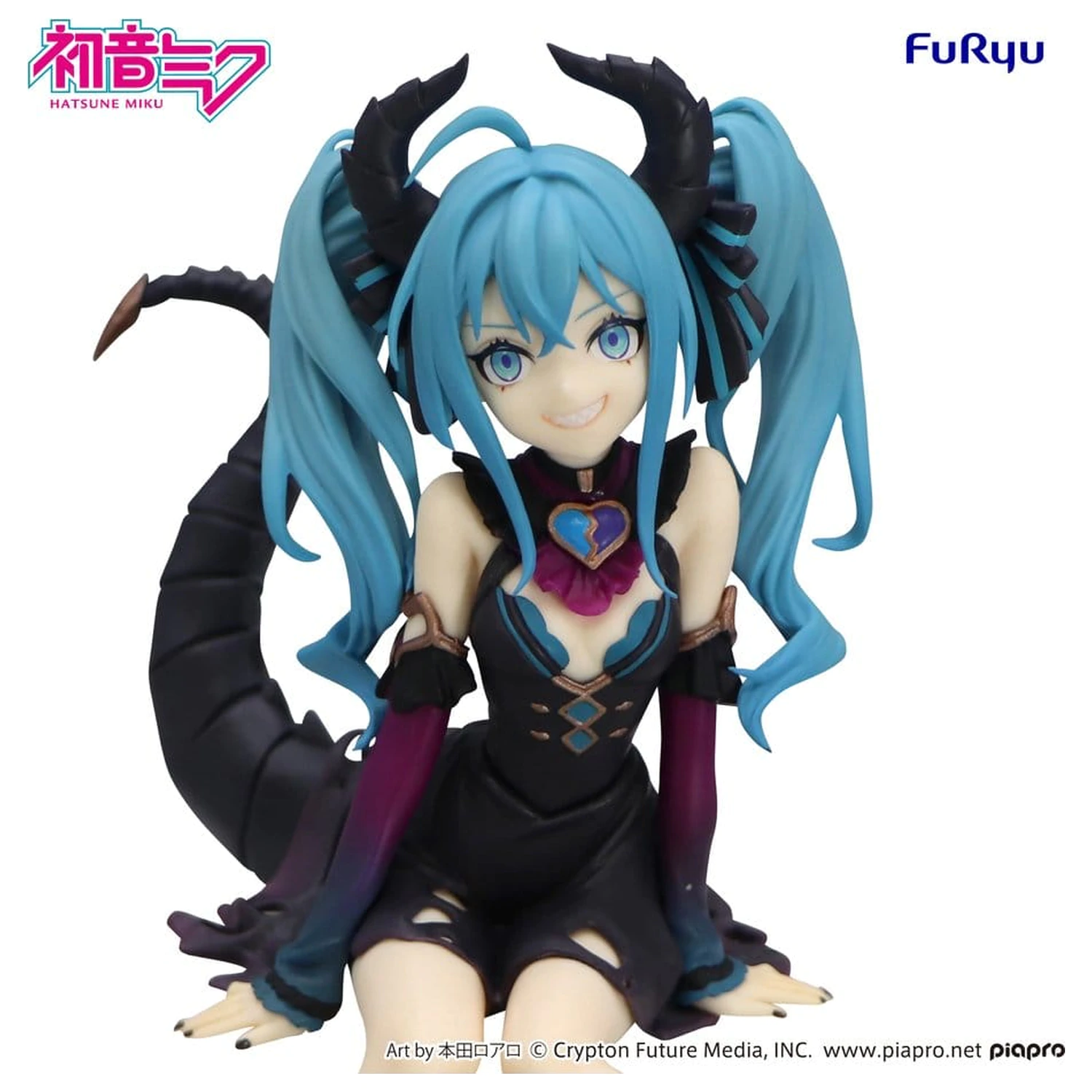 Hatsune Miku Noodle Stopper PVC Figure Hatsune Miku Villain Ver. 16 cm product photo