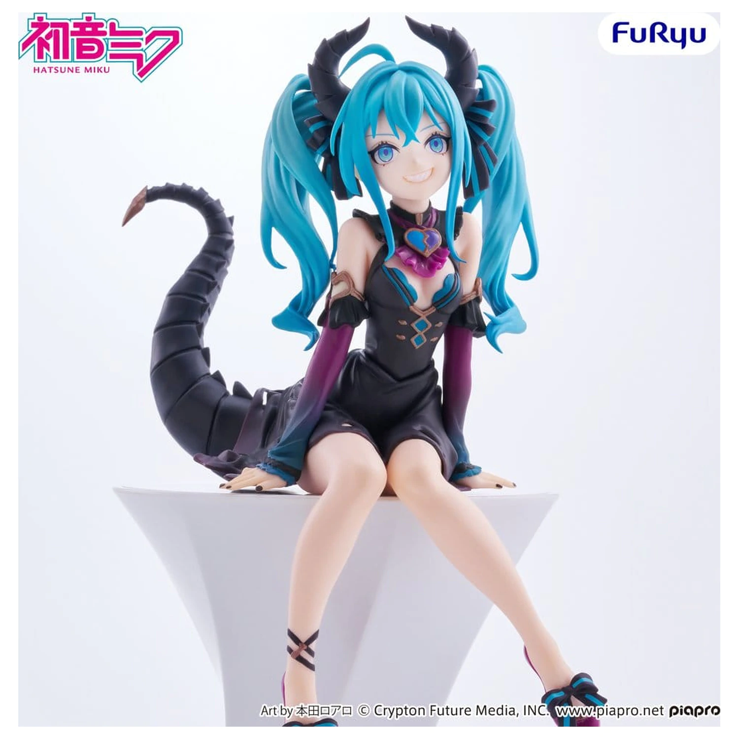 Hatsune Miku Noodle Stopper PVC Figure Hatsune Miku Villain Ver. 16 cm product photo