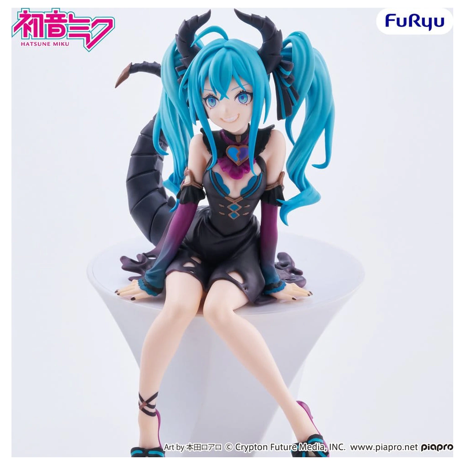 Hatsune Miku Noodle Stopper PVC Figure Hatsune Miku Villain Ver. 16 cm product photo