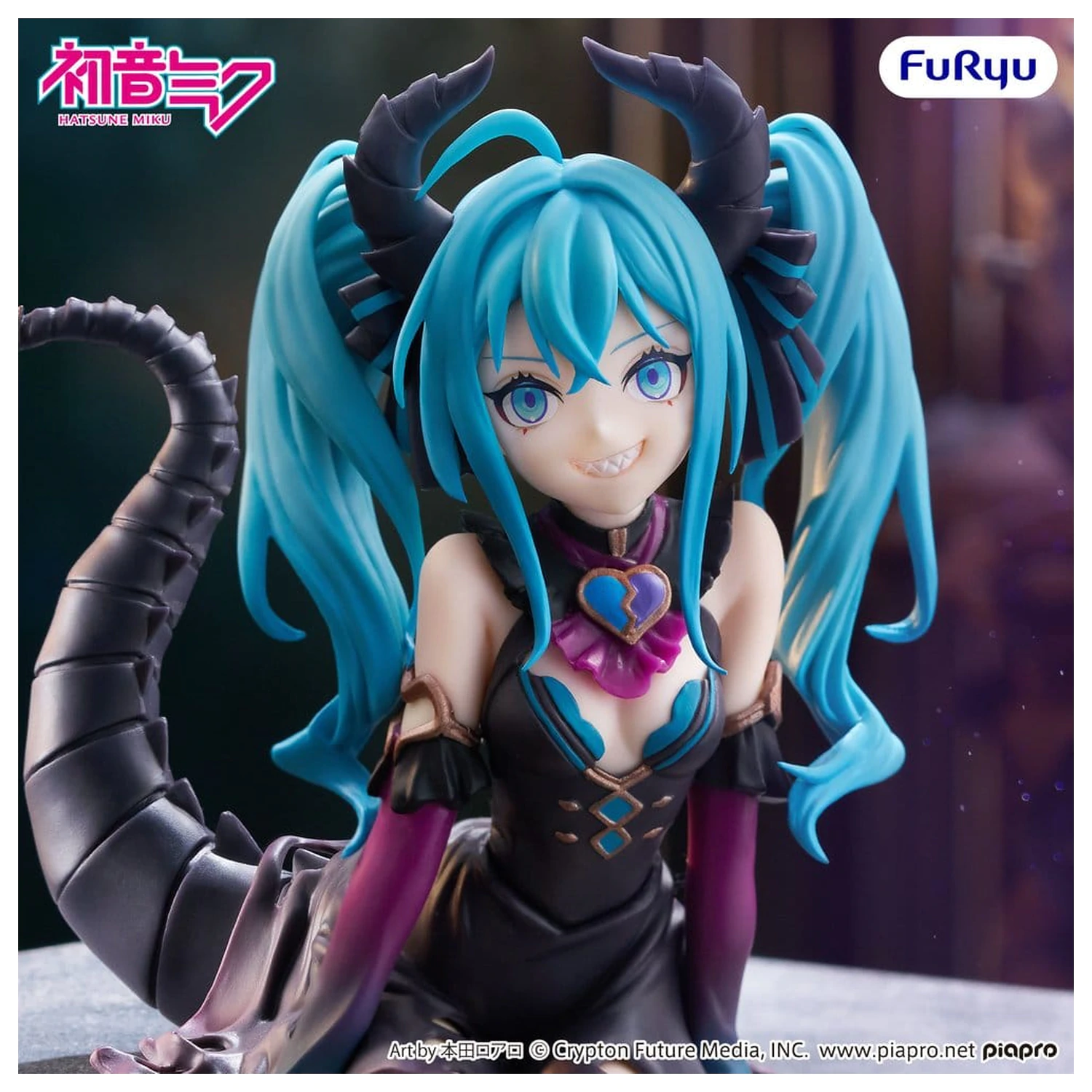 Hatsune Miku Noodle Stopper PVC Figure Hatsune Miku Villain Ver. 16 cm product photo