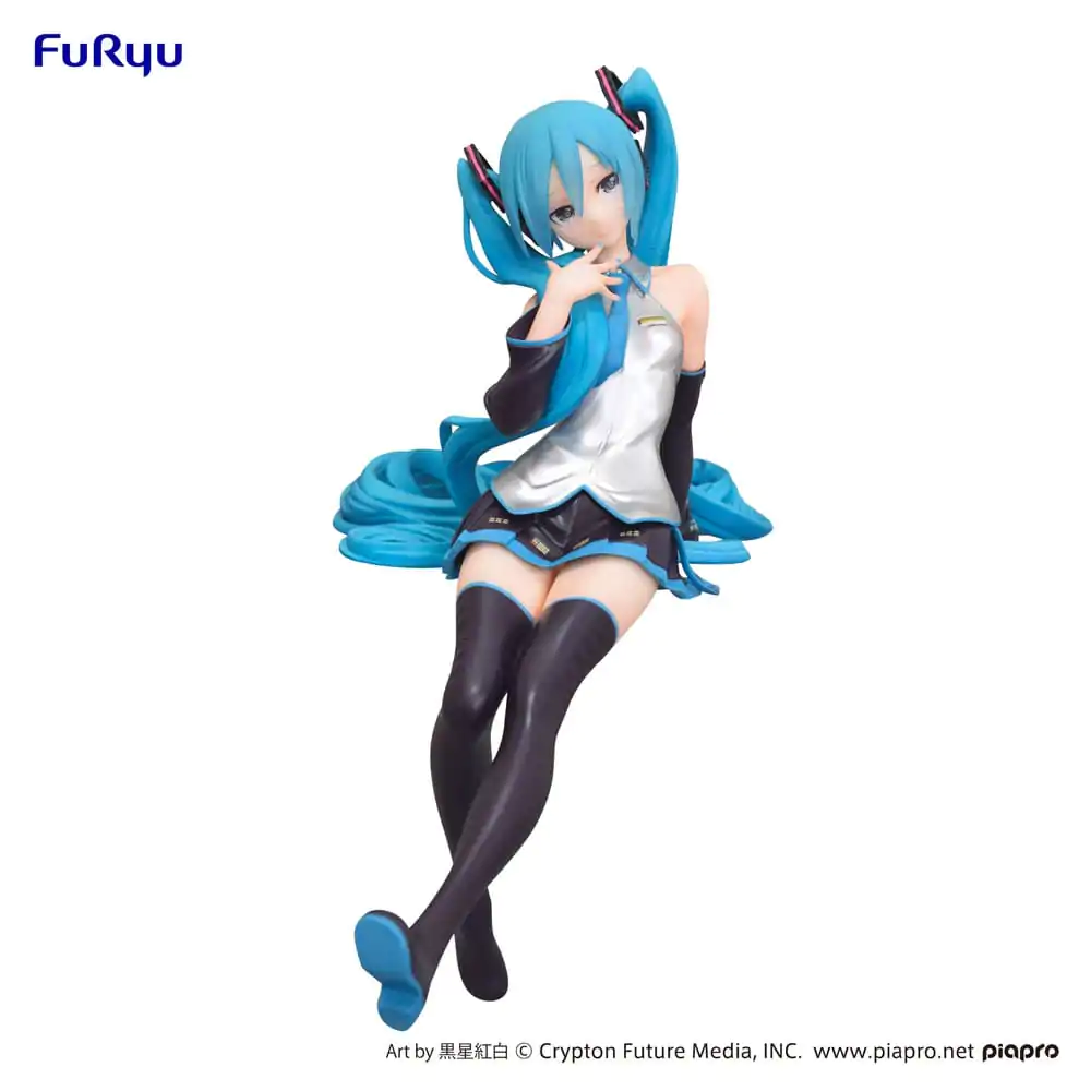 Hatsune Miku Noodle Stopper PVC Statue Kuroboshi Kouhaku Ver. (re-run) 14 cm product photo