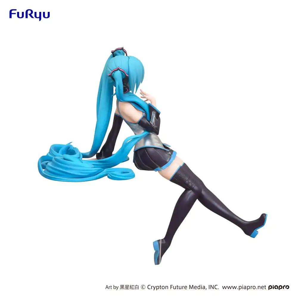 Hatsune Miku Noodle Stopper PVC Statue Kuroboshi Kouhaku Ver. (re-run) 14 cm product photo