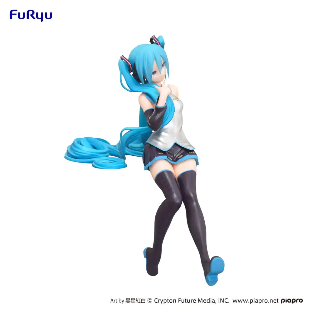 Hatsune Miku Noodle Stopper PVC Statue Kuroboshi Kouhaku Ver. (re-run) 14 cm product photo