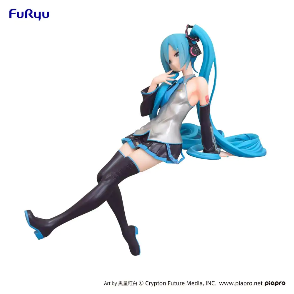 Hatsune Miku Noodle Stopper PVC Statue Kuroboshi Kouhaku Ver. (re-run) 14 cm product photo