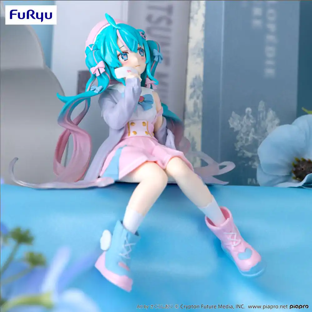 Hatsune Miku Noodle Stopper PVC Statue Love Sailor Grey Color Ver. 13 cm product photo