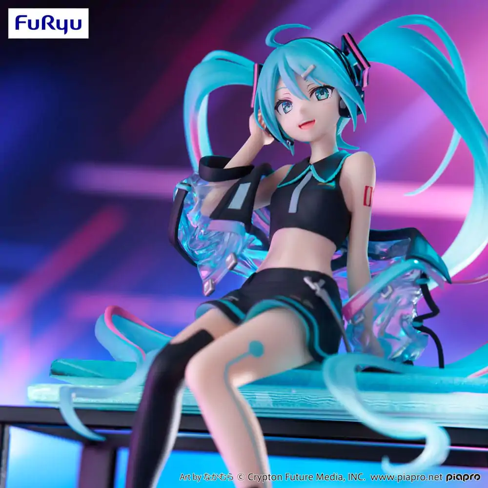 Hatsune Miku Noodle Stopper PVC Statue Neon Cyber 16 cm product photo